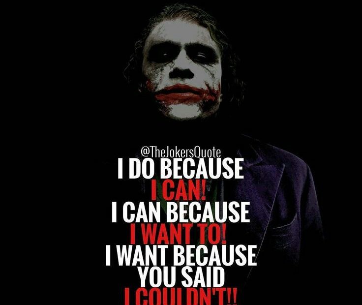 20 Joker Quotes Harley Quinn And The 17